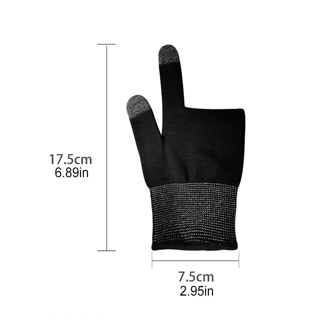 Gants de jeu mobiles anti-rayures, 2 pièces, mise à niveau, pour Gamer, accessoires de jeu, confortables, résistants à la sueur