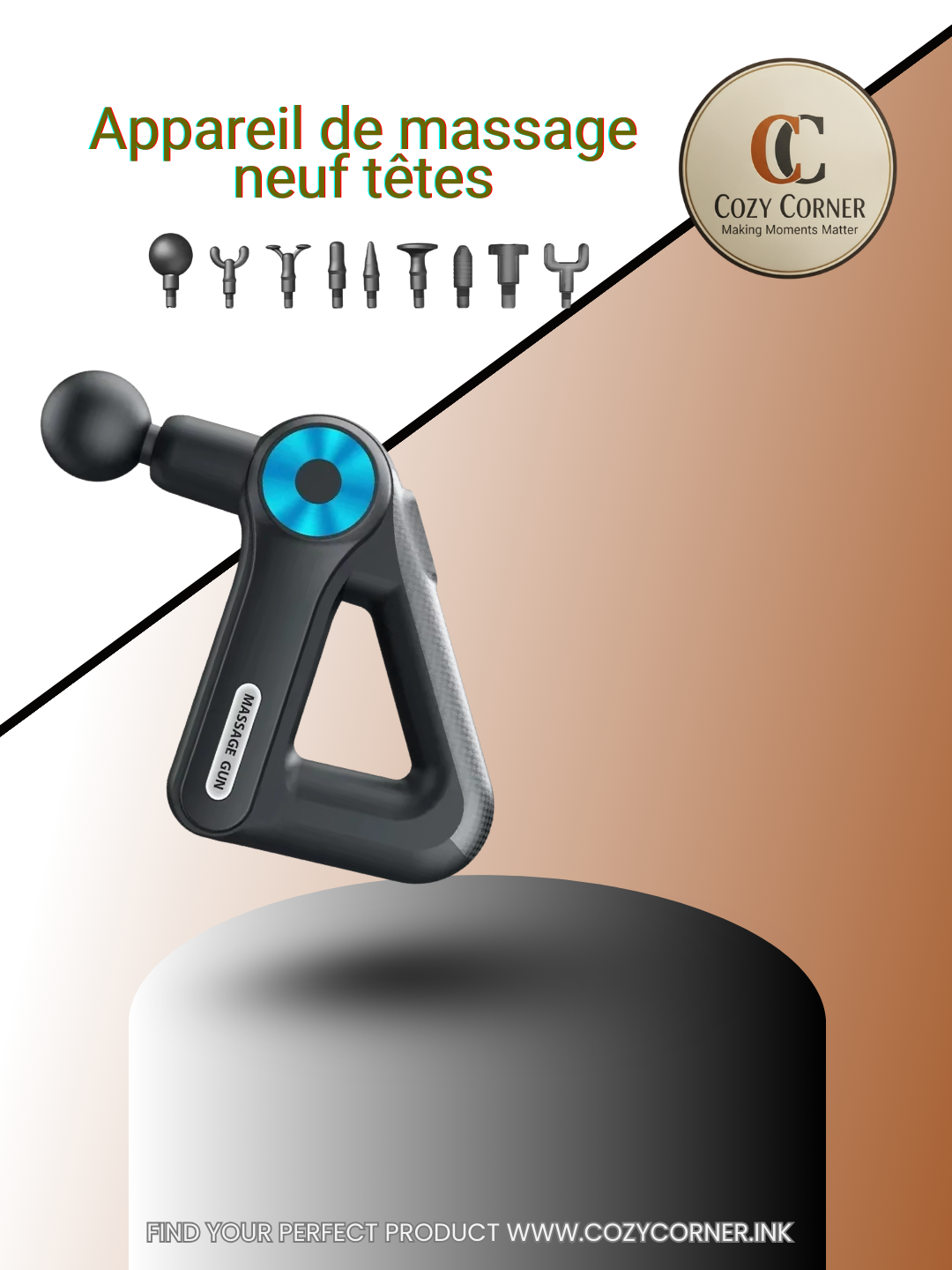 Appareil de massage 9 têtes