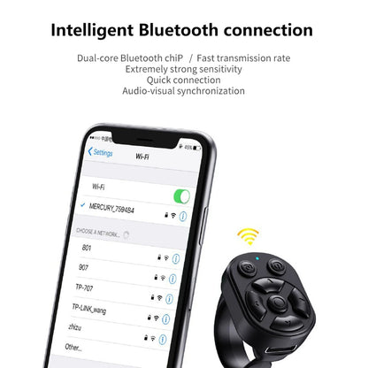 K2 Bluetooth Tiktok Remote Control Ring Gadget Flipping Selfie Fingertip Controller Give Likes 4 Buttons 10m for IPhone Xiaomi