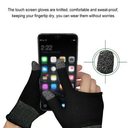 Gants de jeu mobiles anti-rayures, 2 pièces, mise à niveau, pour Gamer, accessoires de jeu, confortables, résistants à la sueur