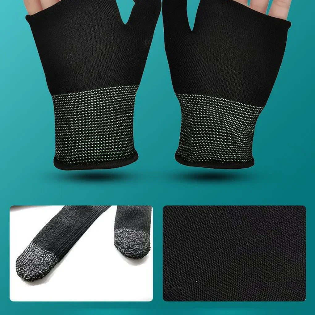 Gants de jeu mobiles anti-rayures, 2 pièces, mise à niveau, pour Gamer, accessoires de jeu, confortables, résistants à la sueur