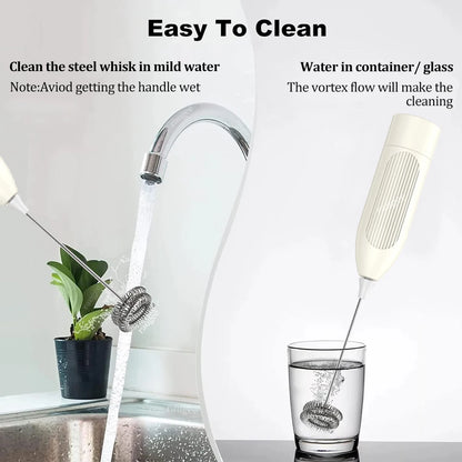 Mousseur à lait batteur Mini café fouet mélangeur sans fil Machine à mousse de lait mélangeur électrique agitateur portatif USB fabricant de mousse de lait