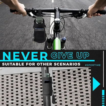 Aimant intégré de porte-bouteille d’eau magnétique pour une fixation facile à l’équipement d’exercice multi-usage avec sangle étanche