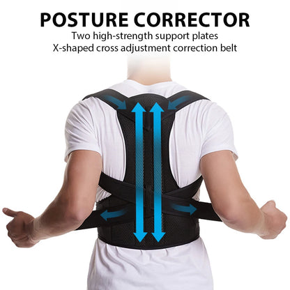 Attelle dorsale réglable pour hommes et femmes, ceinture de soutien lombaire dorsal