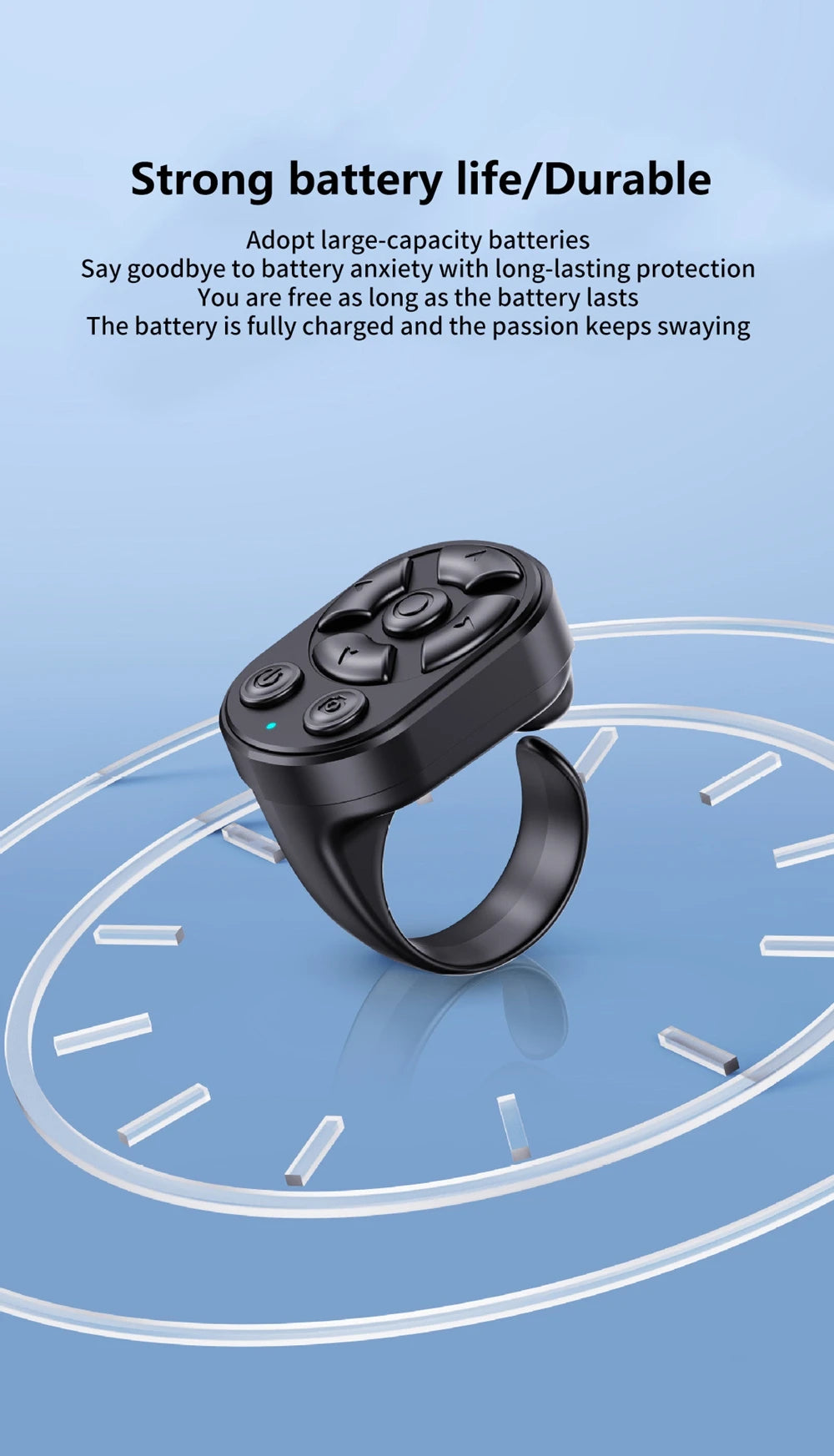 K2 Bluetooth Tiktok Remote Control Ring Gadget Flipping Selfie Fingertip Controller Give Likes 4 Buttons 10m for IPhone Xiaomi