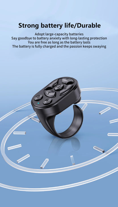 K2 Bluetooth Tiktok Remote Control Ring Gadget Flipping Selfie Fingertip Controller Give Likes 4 Buttons 10m for IPhone Xiaomi