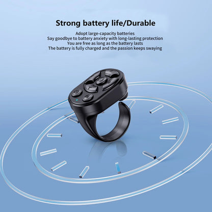K2 Bluetooth Tiktok Remote Control Ring Gadget Flipping Selfie Fingertip Controller Give Likes 4 Buttons 10m for IPhone Xiaomi